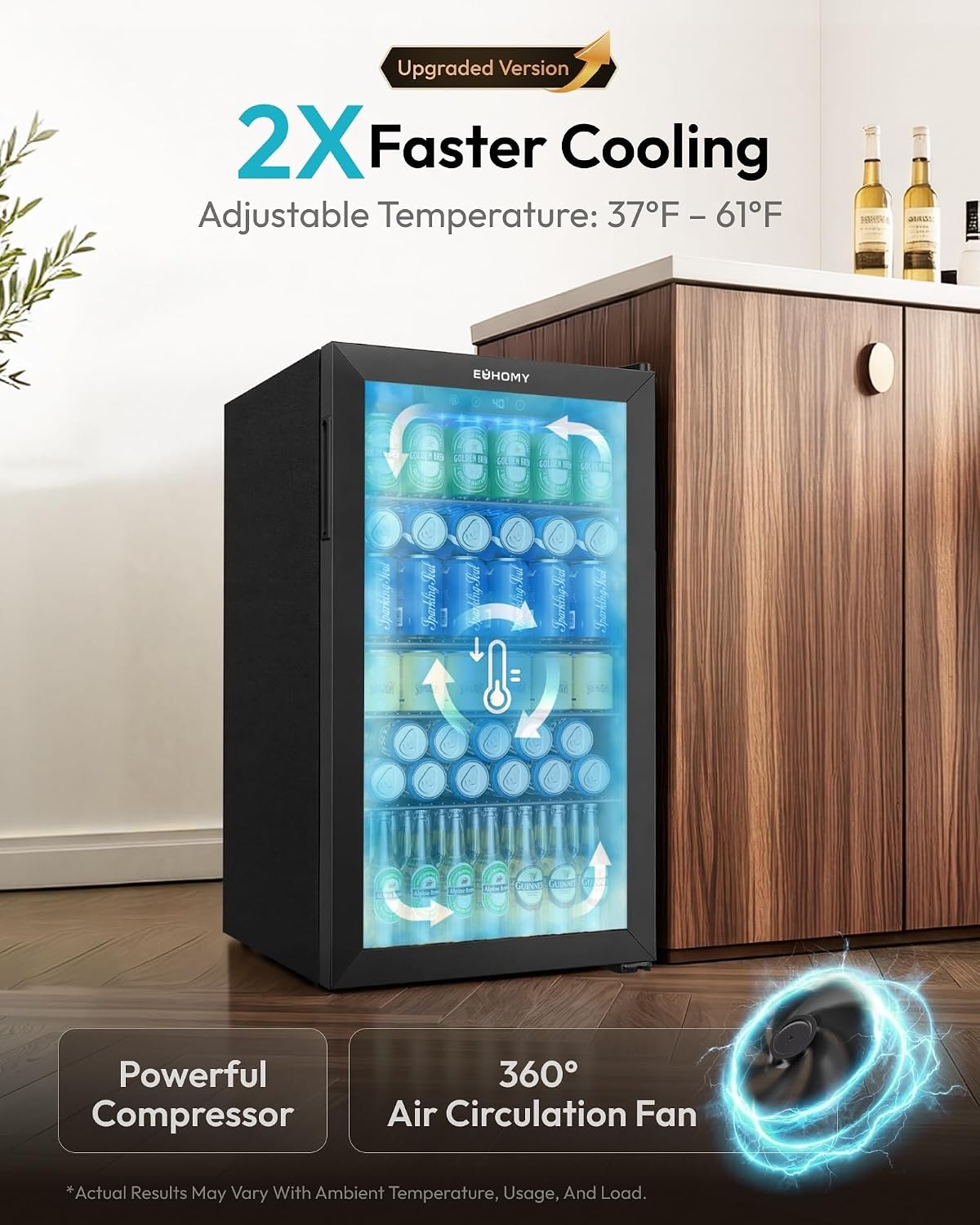 130 Kutu Kapasiteli Mini Buzdo - Wine Beer Mini Fridge incelemesi ve fiyatı