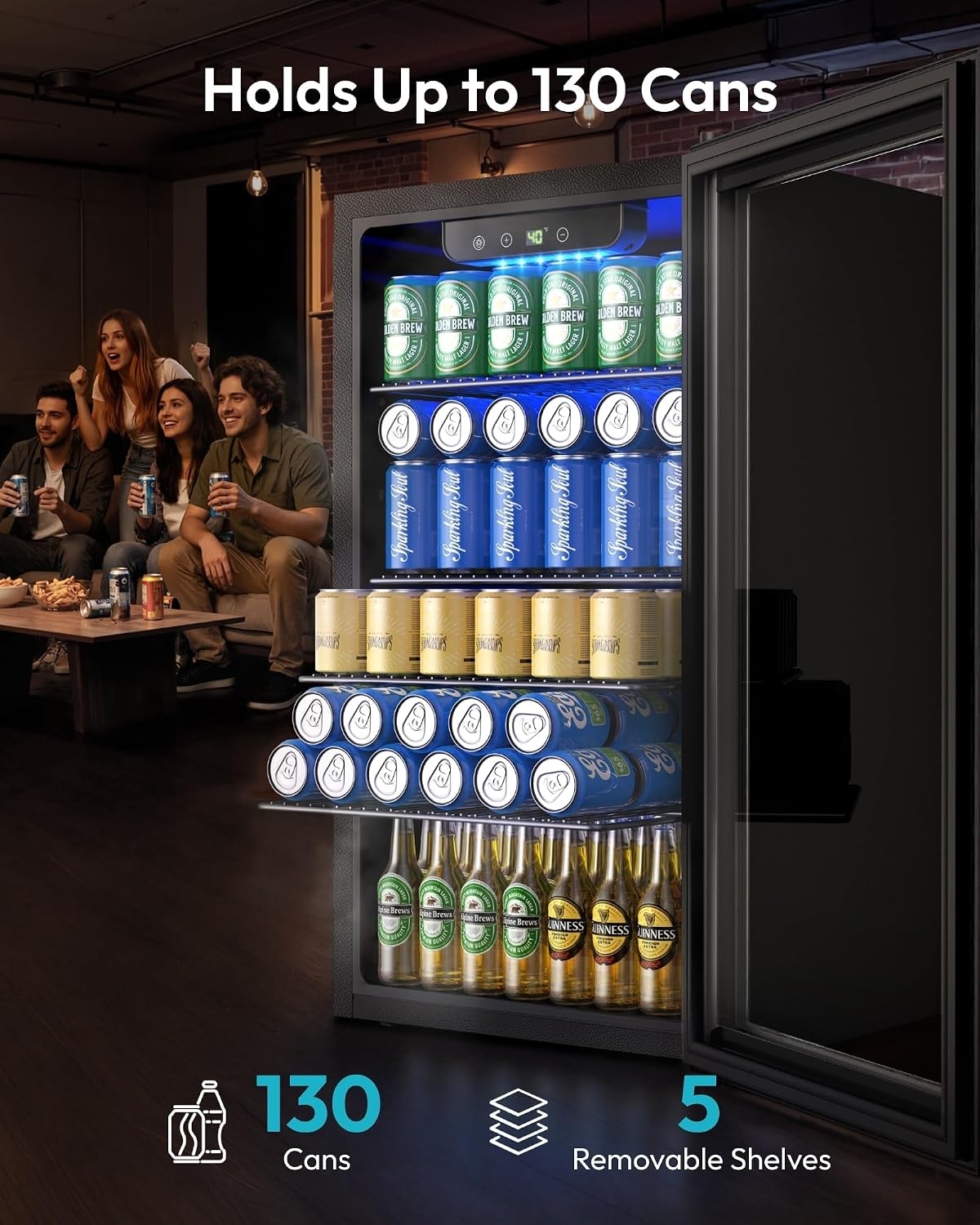 130 Kutu Kapasiteli Mini Buzdo - Wine Beer Mini Fridge incelemesi ve fiyatı